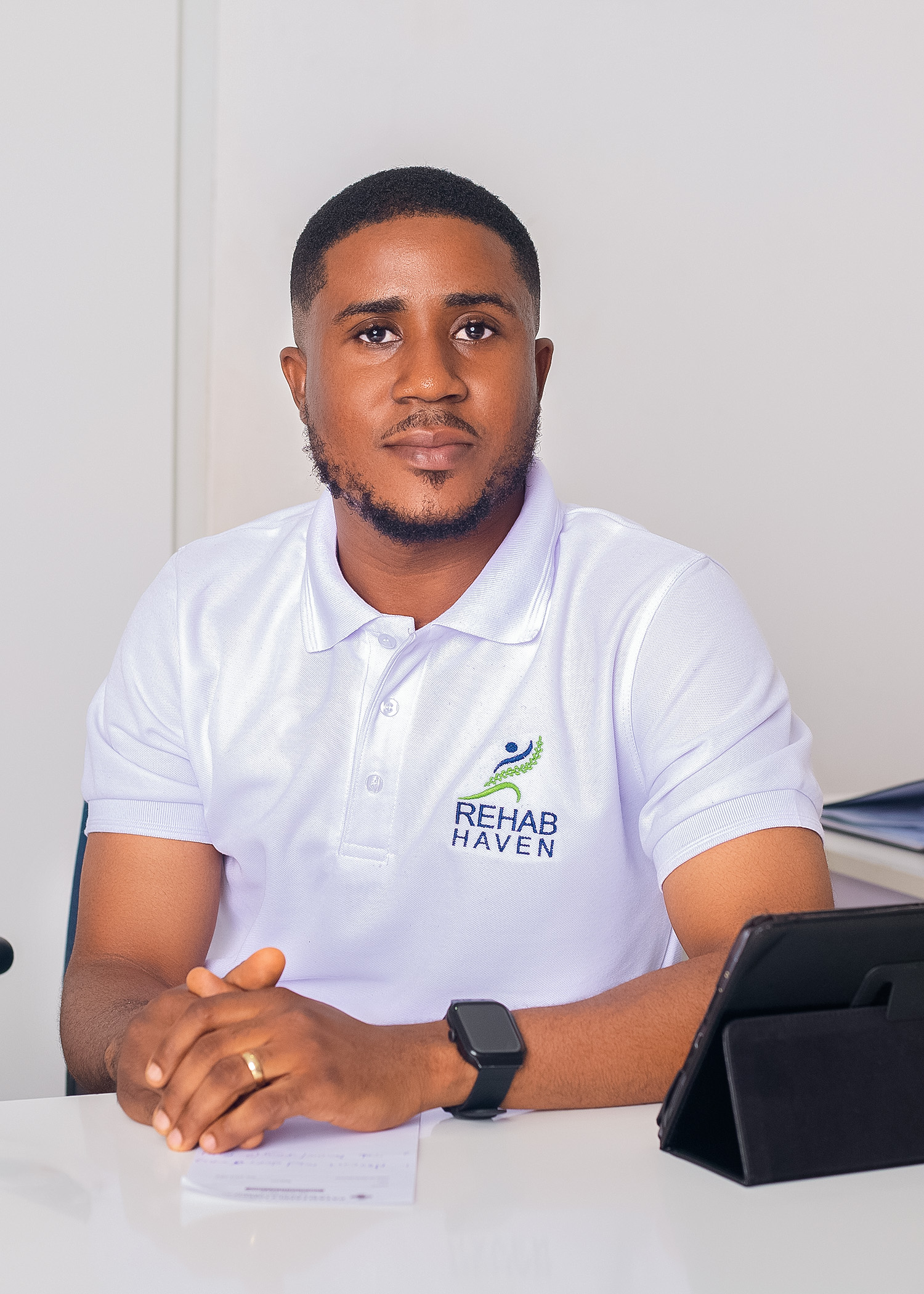 Dr. Joseph Ntiamoah, physiotherapist and founder of The Rehab Haven