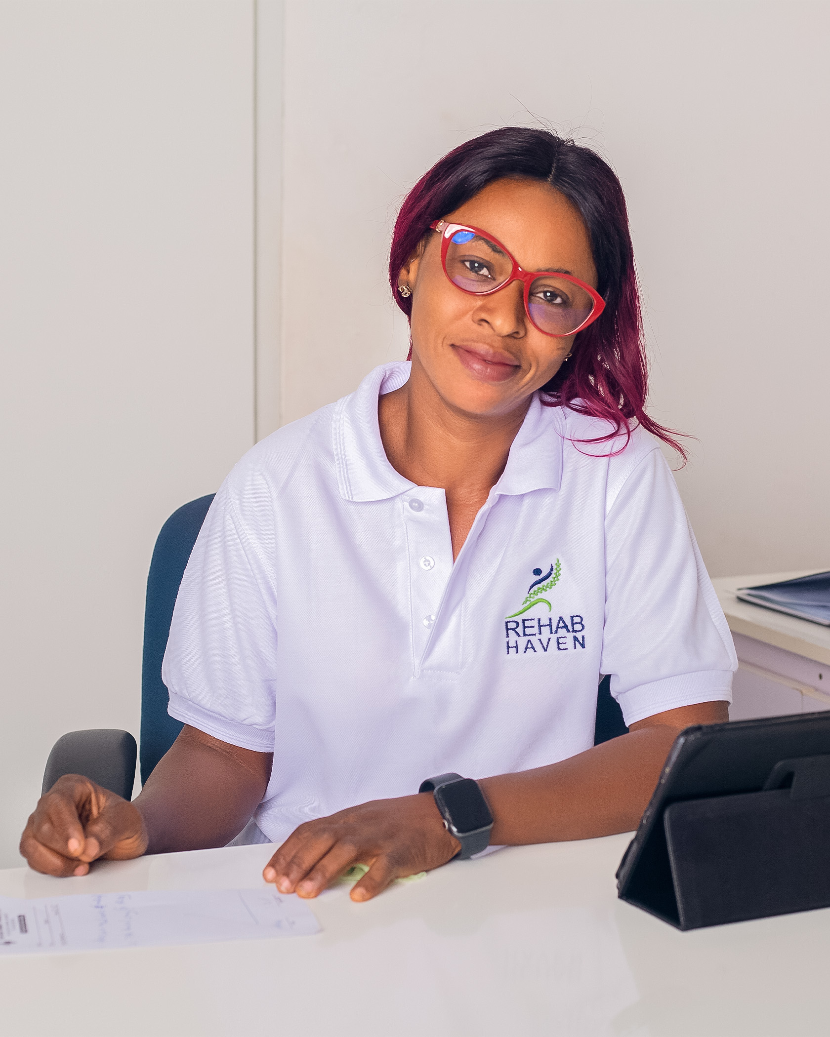 Elizabeth Wilson-Sey, physiotherapy technician at The Rehab Haven